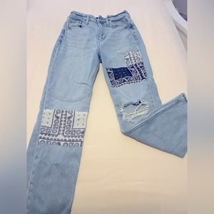 Bandana Mom Jeans